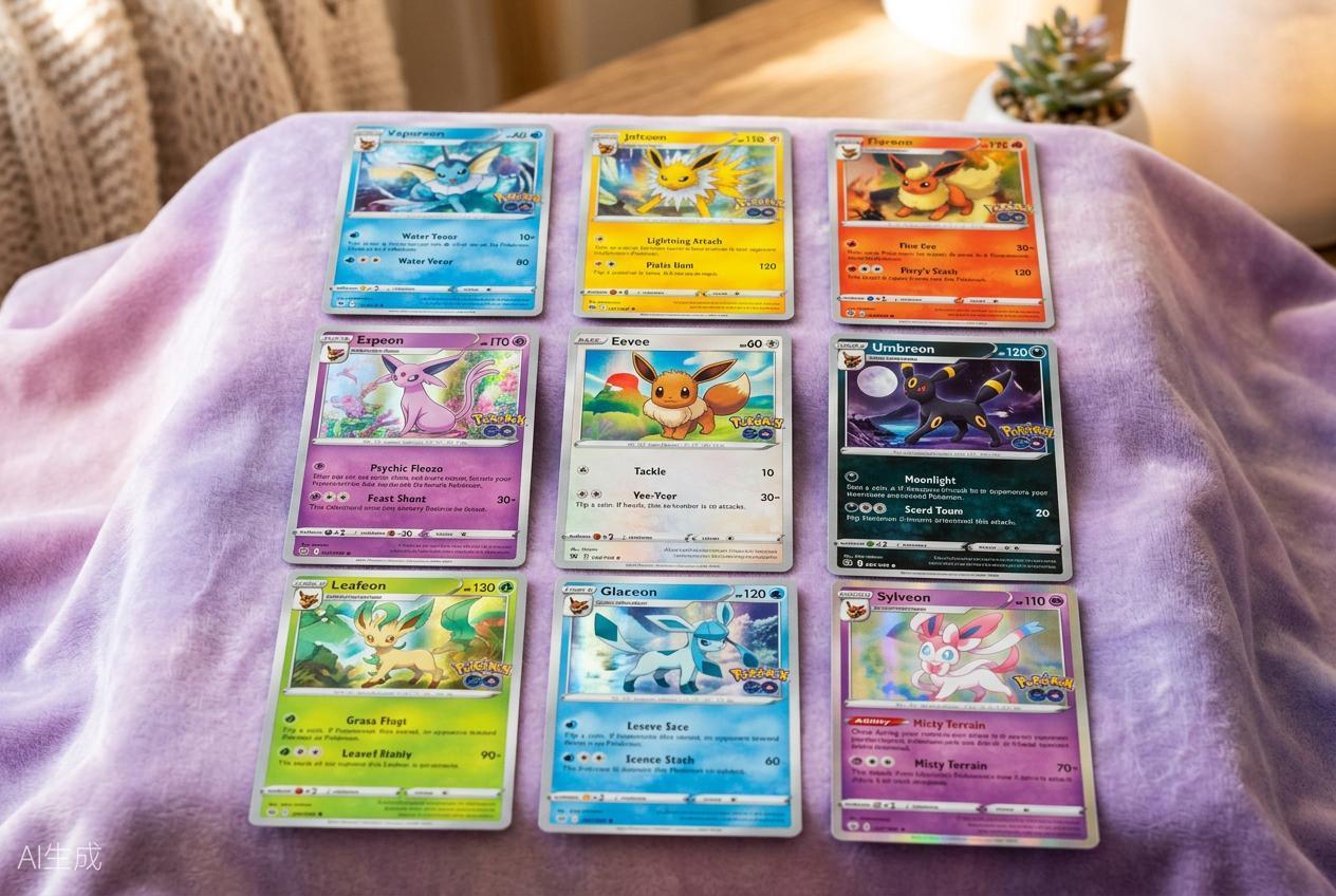 Eevee a tema pacchetto di carte Pokémon